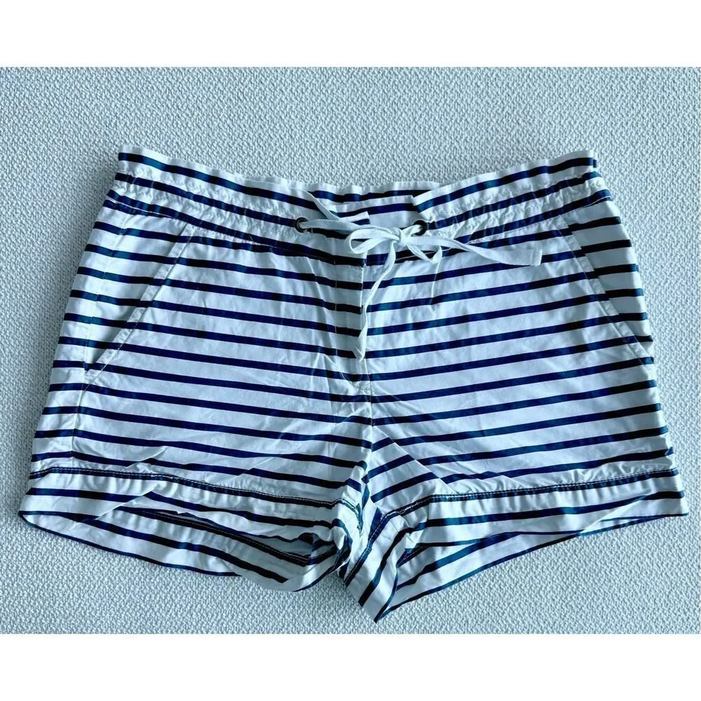 J.CREW Nautical Striped Swim Shorts – Fast-Drying & Classic